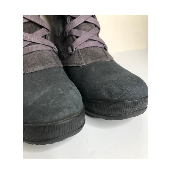 The North Face Zophia Lace Up Tall Boots Sz 8 Insulated Nubuck Waterproof - Picture 11 of 14